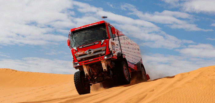 Prove di Dakar per  il T4 Hino Motors ..