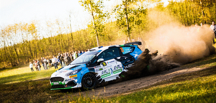 La Fiesta Rally3 di Torn sulle speciali di Ungheria