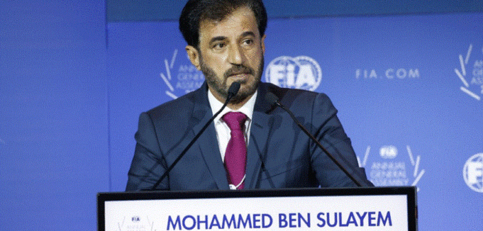 Il nuovo presidente della FIA Mohammed Ben Sulayem ..
