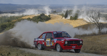 BRUNELLO FASCINO HISTORIC Bruno Pelliccioni spettacolare protagonista con la Escort tutto dietro.