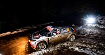 Rossel impegnato nella scorsa edizione del Rally di Montecarlo.