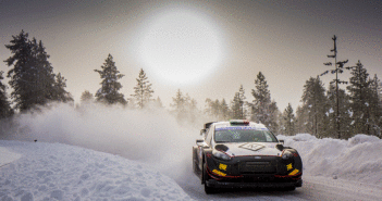 Bertelli nella sua avventuara 2021 all'Arctic Finland Rally.