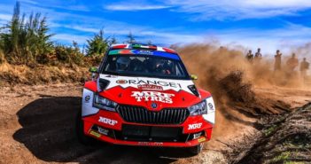 Campedelli in azione sulle stage di Fafe nel 2021