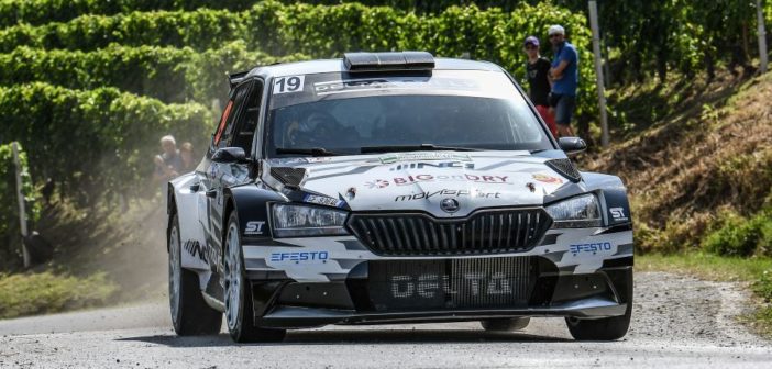 In azione Nikolay Gryazin, vincitore del Rally di Alba 2022.