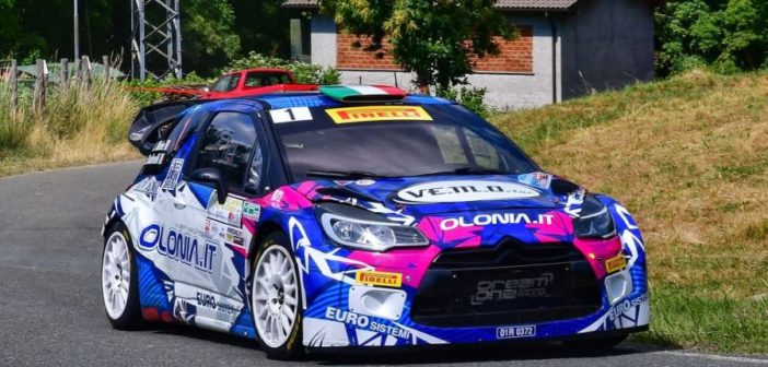 Miele e Badinelli, mettono la firma sul Rally della Lanterna 2022. (Foto Lavagnini)