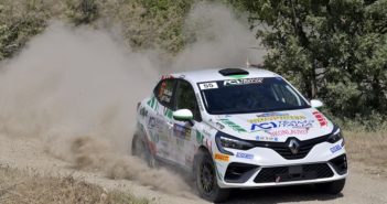 Zanin Mattia con la Renault Clio Rally 5 dello Junior al San Marino