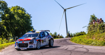 La Citroen C3 Rally2 di Bonato sulle strade di Rodez