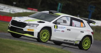 I primi passi della Fabia RS Rally2 al Bohemia ..