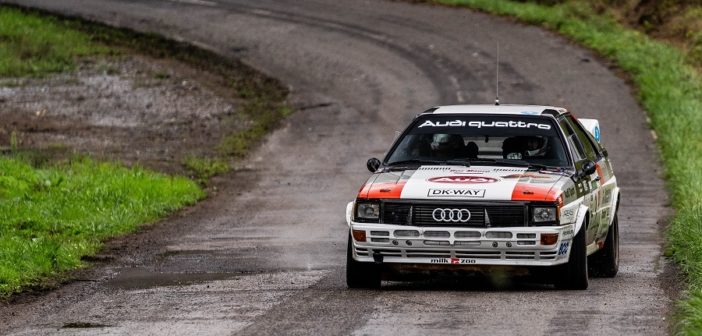 L'Audi Quattro di Zippo nella sua cavalcata Asturiana.