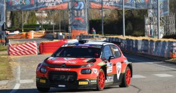 La Citroen C3 di Andrea Crugnola sul circuito della pineta di Jesolo.