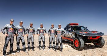 La nuova Audi Dakar ed i tre equipaggi della casa di Inglostad ..