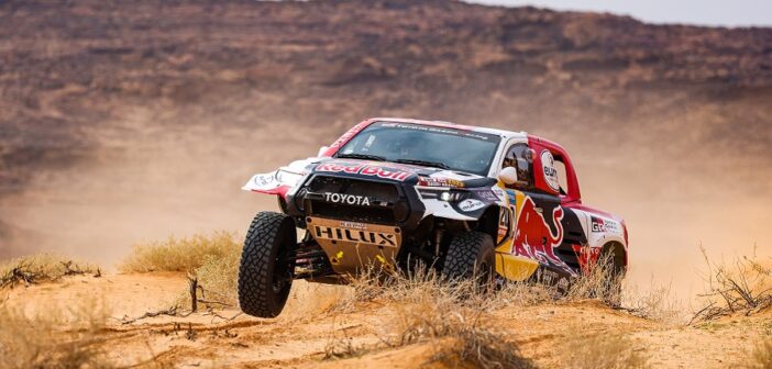 Nasser Al Attiyah leader provvisorio della Dakar il più scontento dell'aggiustamento ..