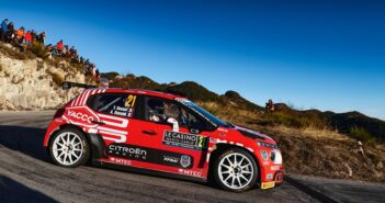 La Citroen C3 Rally di Rossel al Montecarlo.
