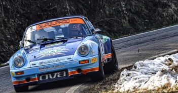 La Porsche Carrera RS 3.0 di Musti sulle strade Aretine