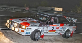 L'Audi Quattro di Zippo riparte alla grande sulle speciali di Girona.