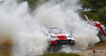 Ogier nella sua ultima vittoriosa presenza in Sardegna.