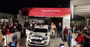 La Fabia di Laurencich sulla pedana finale del Dolina