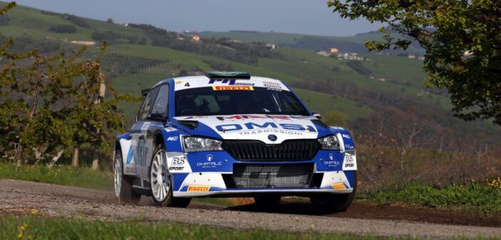 In azione i vincitori al Due Valli, Albertini - Fappani. (Foto Aci Sport)