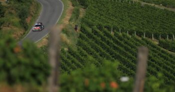 Una panoramica dalle prove speciali di Langa, sedi del Rally Regione Piemonte.