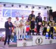 Il podio della prima edizione del  Mythical Cars Rally, a Varzi. (Pagina Facebook Mythical)