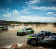 Una delle tante fasi concitate di gara sul circuito di Ittiri.