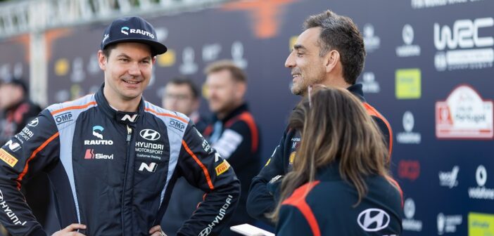 Suninen e Abiteboul al recente rally del Portogallo.