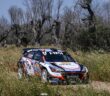 La Hyundai i20 WRC nello Shake salentino
