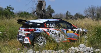 Corrado Fontana in action sulle strade salentine