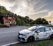 La Renault Clio Rally5 di Pesavento in azione.