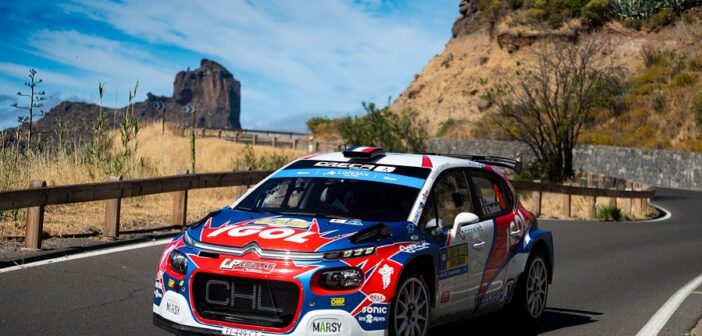 Bonato e la sua Citroen C3 sulle strade delle Canarie