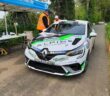 La Renault Clio Rally3 di Chauffrey al via sulle speciali di Dieppe