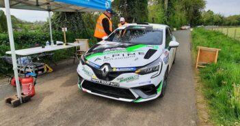 La Renault Clio Rally3 di Chauffrey al via sulle speciali di Dieppe