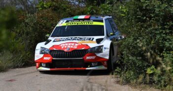 In azione al Salento, il leader di campionato Simone Campedelli.