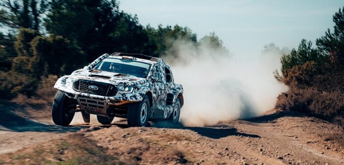Il nuovo prototipo Ford in uno dei test svolti ..