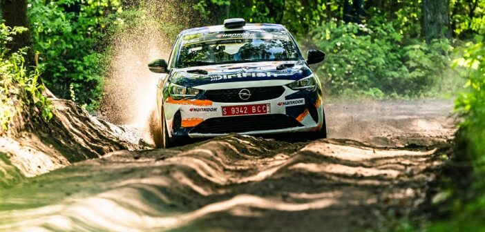 L'Opel rally4 di Max Mc Rae sulle rotaie del Polonia