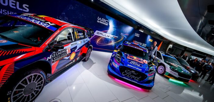 La presentazione della stagione 2023 di WRC Promoter a Montecarlo.