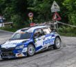 Albertini nella sua ultima uscita CIRA al rally della Lana