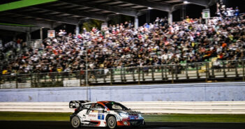 Una panoramica dal circuito di Misano Adriatico, nel contesto di Rallylegend.