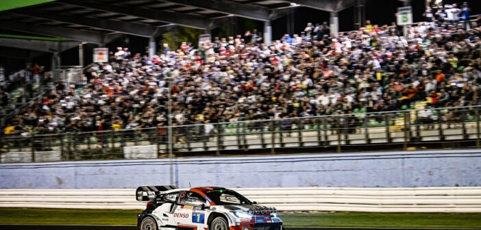 Una panoramica dal circuito di Misano Adriatico, nel contesto di Rallylegend.
