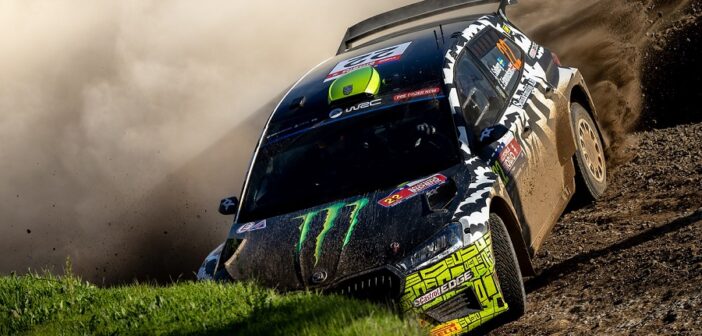 La Fabia RS Rally2 di Solberg sulle speciali del Cile