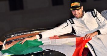 Simone Campedelli festeggia il titolo tricolore a Bassano