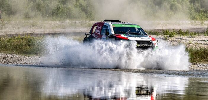 Al Rajhi nella sua vittoriosa prove dell'Italian Baja.