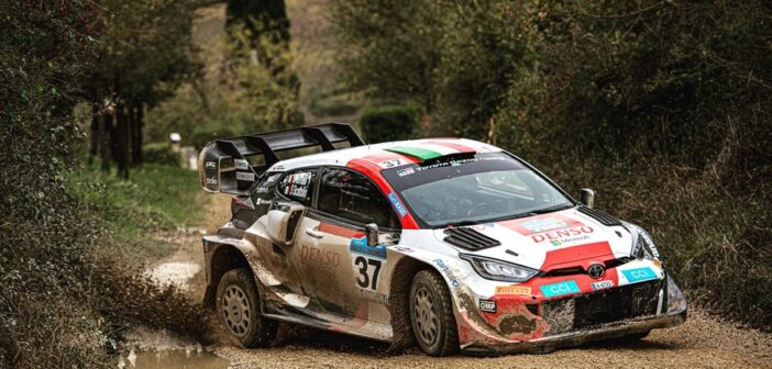 Bertelli in azione sulle speciali Senesi