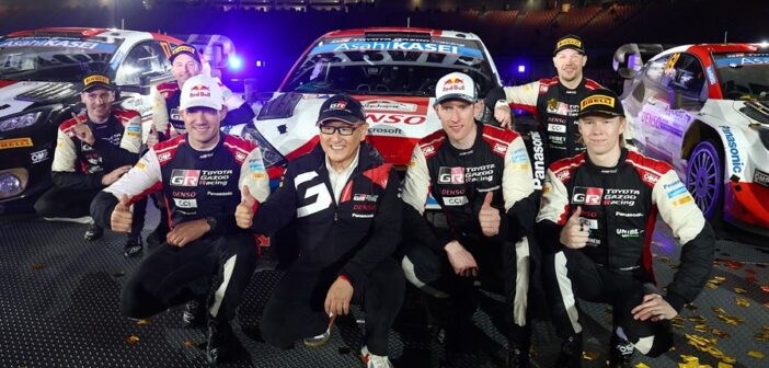 Il magic team Toyota resta ma cambia la musica