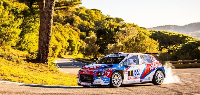 La Citroen C3 Rally di Bonato sulle strade del Var (Foto Bastien Roux)