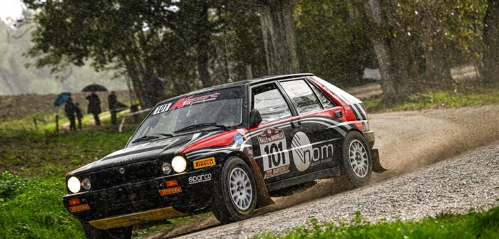 Gli anni non passano per Gigi Battistolli e nemmeno per la Lancia Delta ..