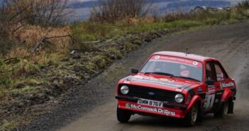 L'Escort RS 1.8 MKII del vincitore sulle stage Scozzesi