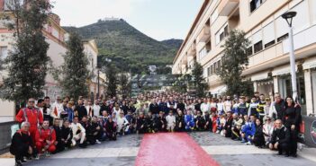 La foto di gruppo dei protagonisti alla finale unica 2023 al rally del Lazio
