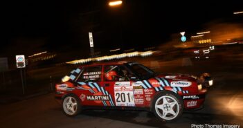 La Lancia Delta di Riccardo Errani in azione ..