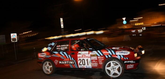 La Lancia Delta di Riccardo Errani in azione ..